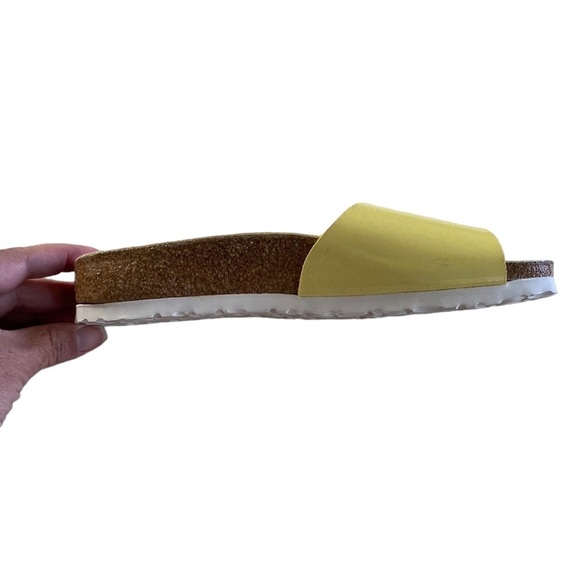 BIRKENSTOCK Shoes CATALINA BIRKO-FLOR LEMON PATENT Leather Buckle at uppers - Picture 7 of 9